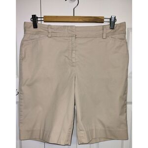 Women's Talbots Khaki 9" Inseam Chino Shorts (Size 8P)
